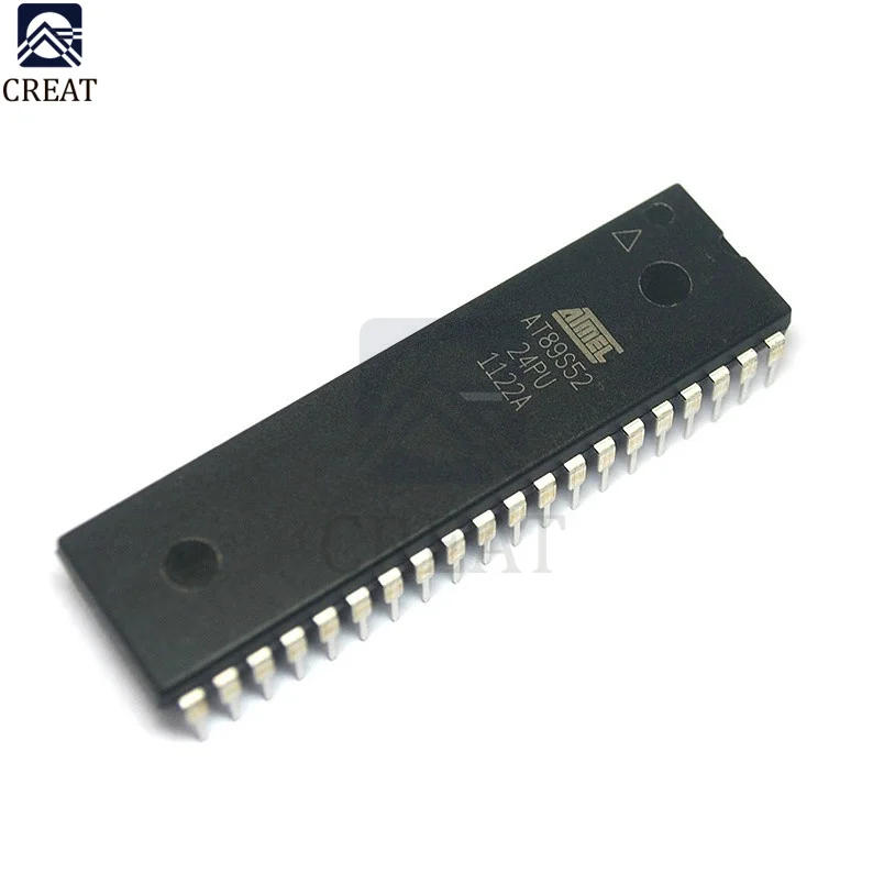 

Интегральные микросхемы AT89S52 AT89S52-24PU Atmel, микроконтроллер DIP-40, оригинальная интегральная схема