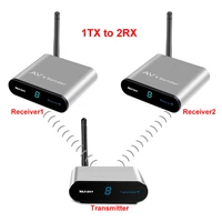 measy av230 1 to 2 2 4ghz wireless av tv audio video sender transmitter receiver for dvd dvr stb iptv 300m 1tx to 2rx