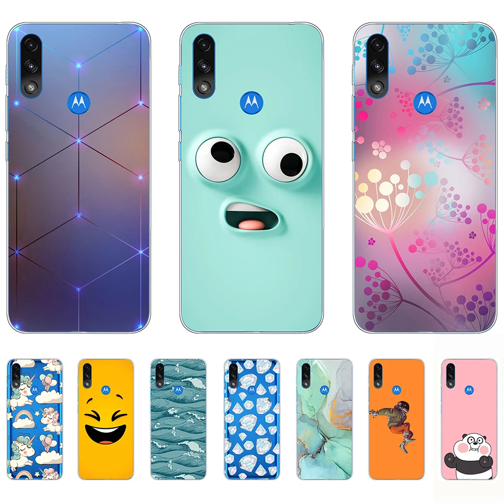 

Soft Case for Motorola Moto E7 Power Transparent Soft Unicorn Shell Silicon Cases Non-slip Shockproof Flexible Bumper Protection