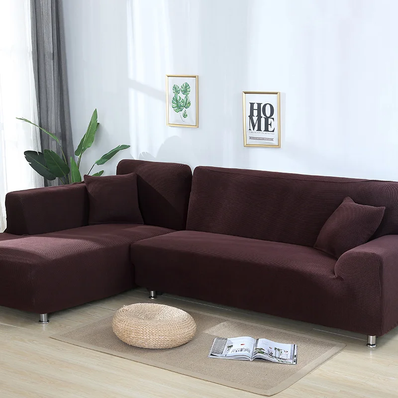 Однотонная подушка для дивана всесезонный Универсальный Эластичный чехол