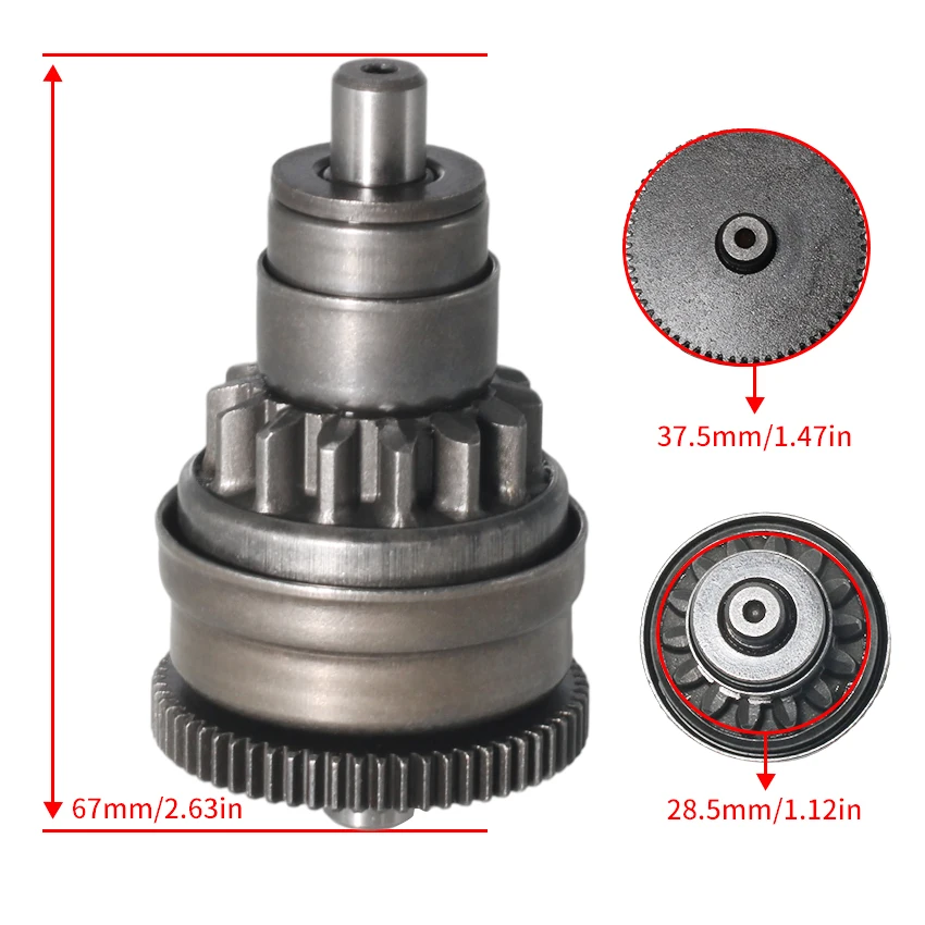 

CCW Starter Drive Bendix клатч для Suzuki LTZ50 LT-Z50 QuadSport 2006 2007 2008 - 2010/2017 31370-22G00 31370-22G10 31370-22G11