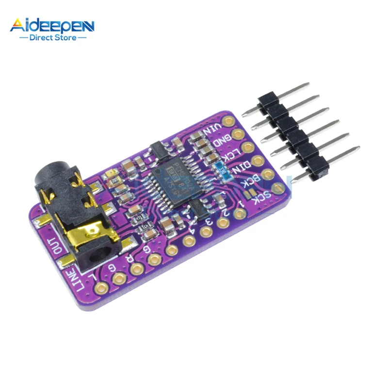 Purple PCM5102 PCM5102A ies интерфейс DAC декодер GY-PCM5102 IGS плеер модуль для Raspberry Pi pHAT формат доска - Цвет: Purple