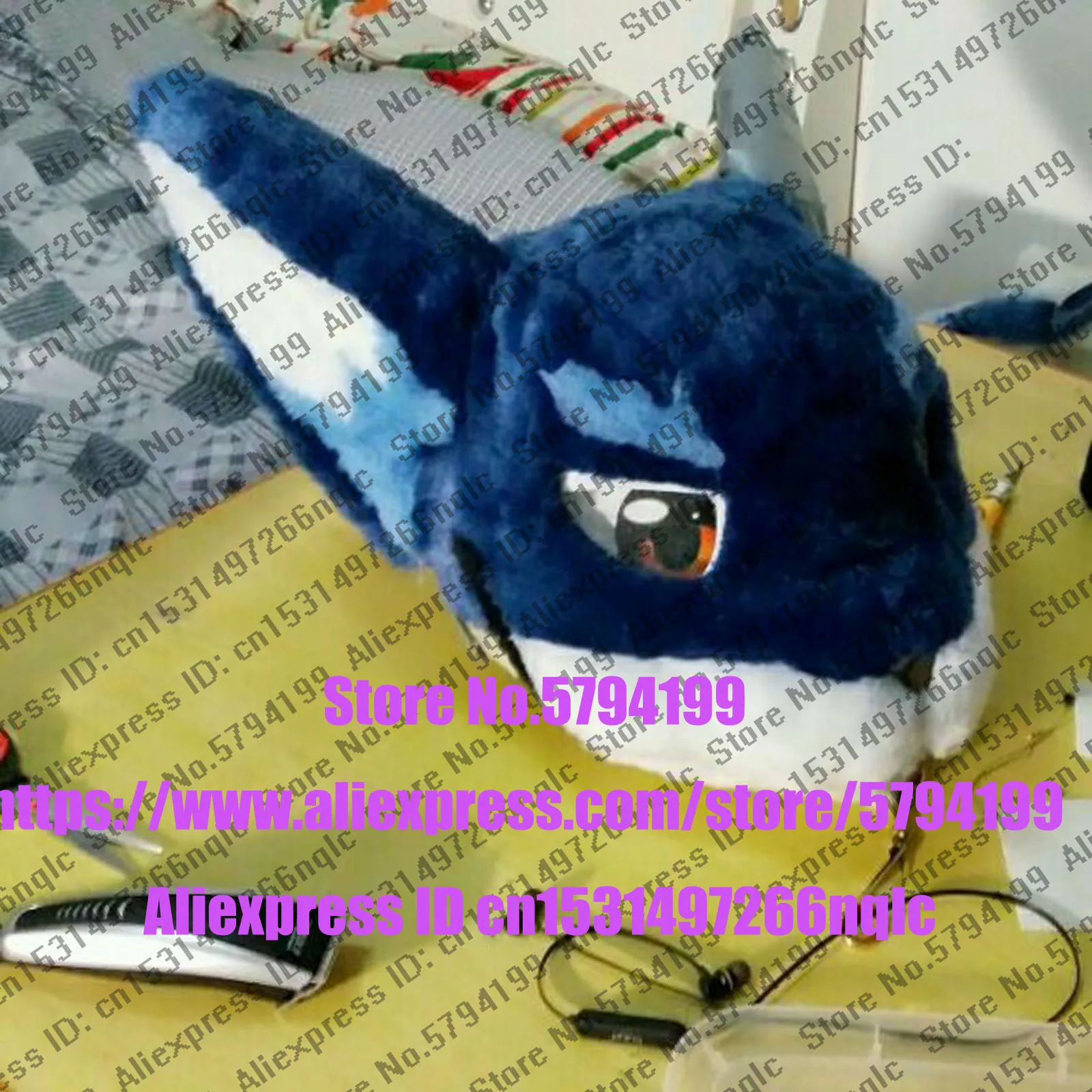 Индивидуальное реальное фото dx0052 полный комплект кошек Хаски собака костюм лиса