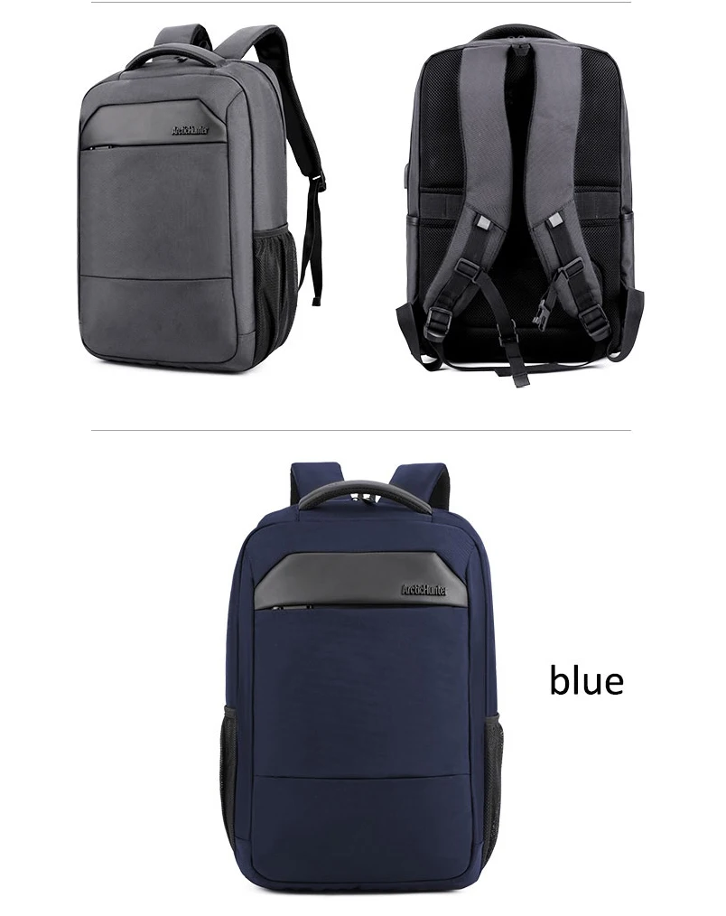 ARCTIC HUNTER, новинка, повседневная мужская сумка Mochila, мужская сумка через плечо, нейлоновая, водонепроницаемая, для студентов колледжа, сумка для компьютера, рюкзак, школьный ранец