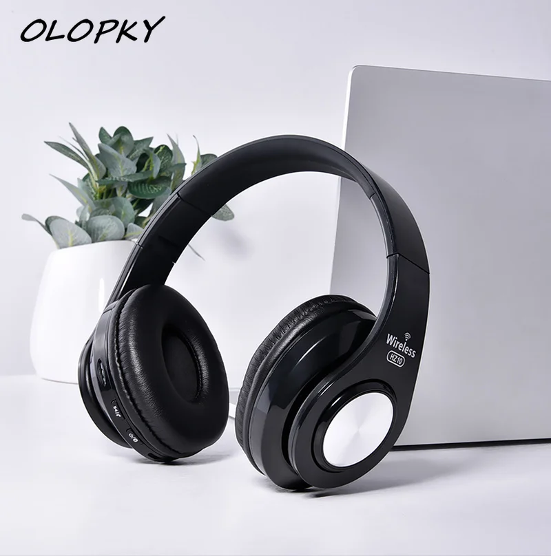 Беспроводные наушники Bluetooth гарнитура Складные стерео игровые поддержка TF карты