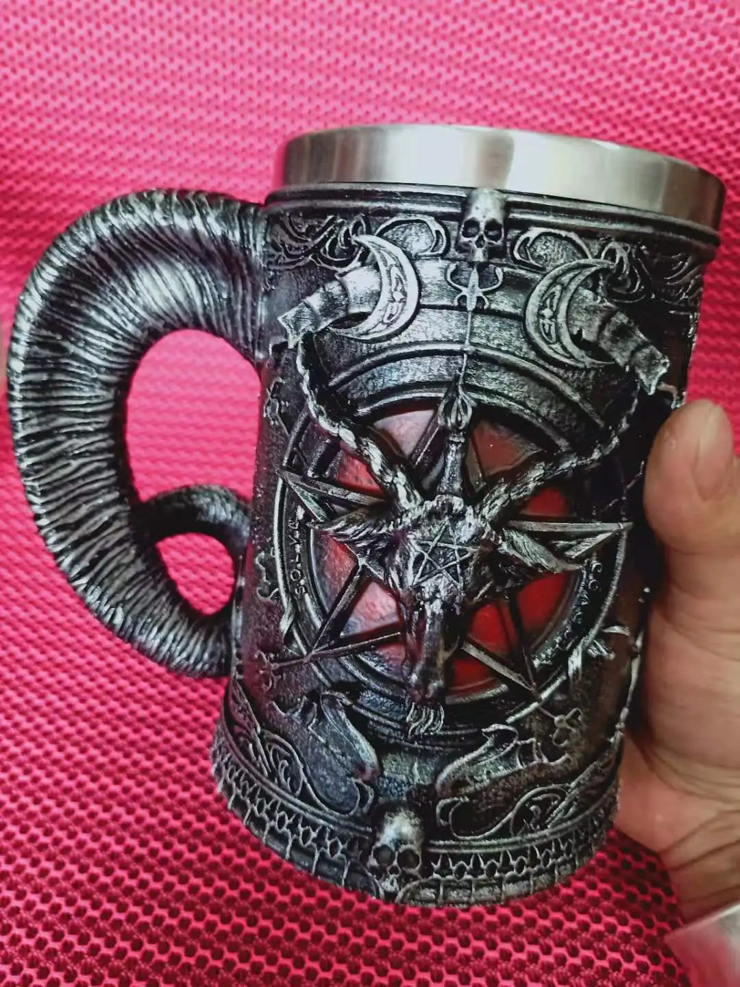 Pentagrama Baphomet Corner Готическая чашка языческая таинственная кружка для колдовства