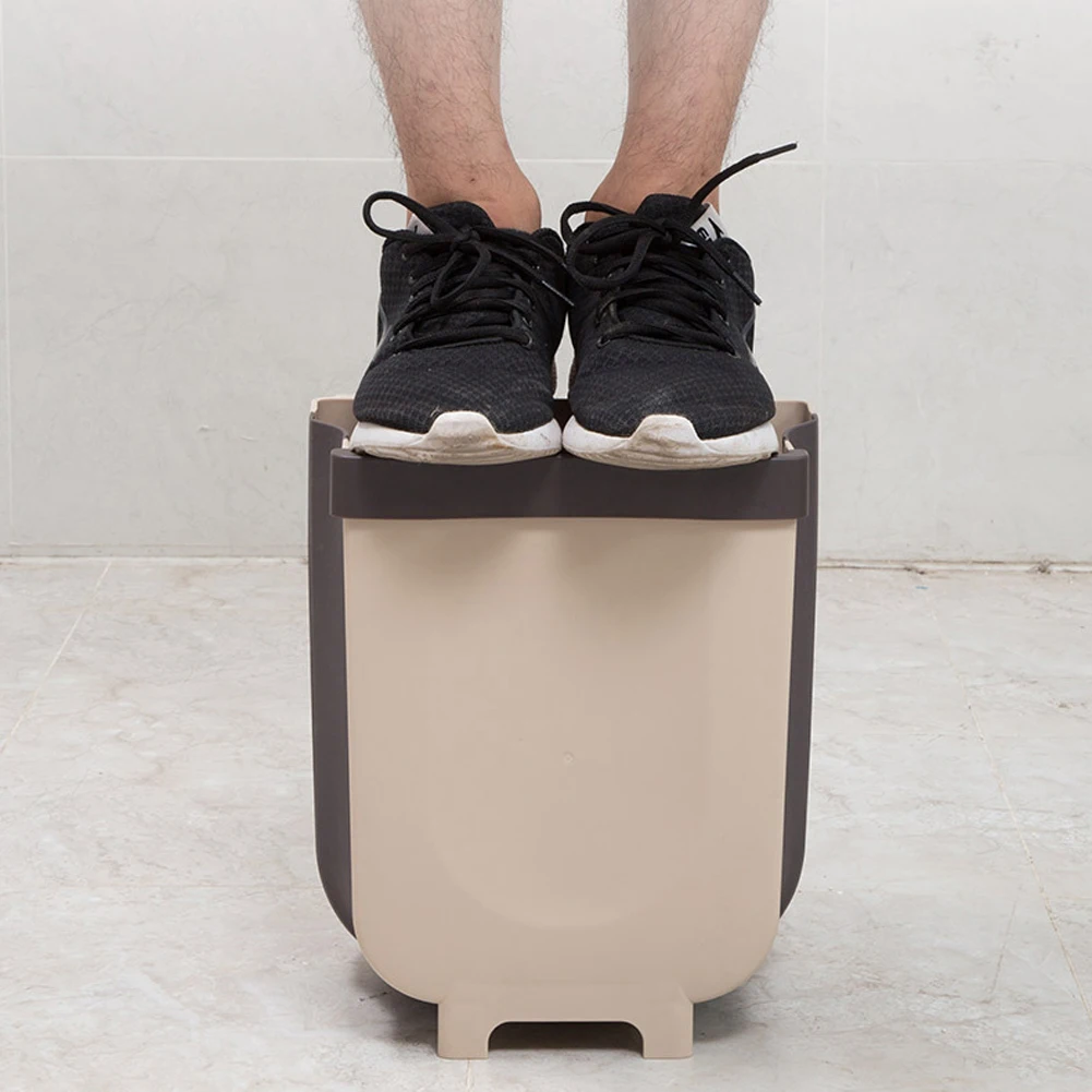 Складные мусорные баки 9L настенное ведро для мусора в автомобиле хранения ванной