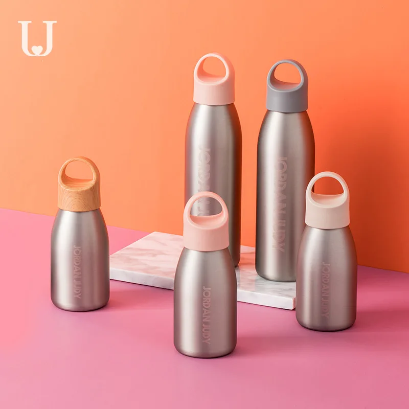 

Youpin Jordan&Judy Thermos Cup 304 Stainles Steel Cup 240ml/450ml Portable Personality Bullet Cup Long-lasting Insulation