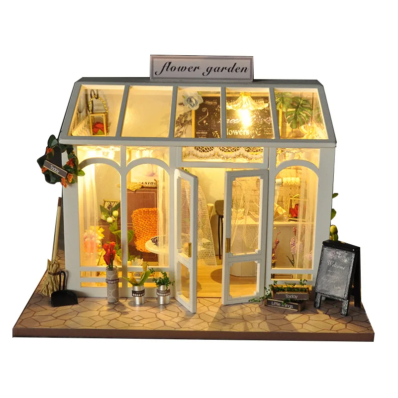 WINCO Деревянный Diy кукольный домик игрушка миниатюрная коробка головоломка набор