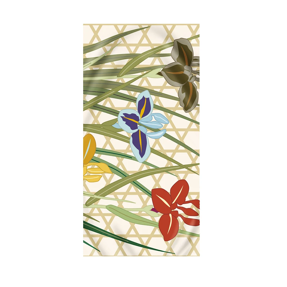 

Free shipping Christmas Birthday Gift Plant Grass Morning Glory Flower Leaves Yoga Yogi Spa Pool Swim Surfing Bath Beach Towel