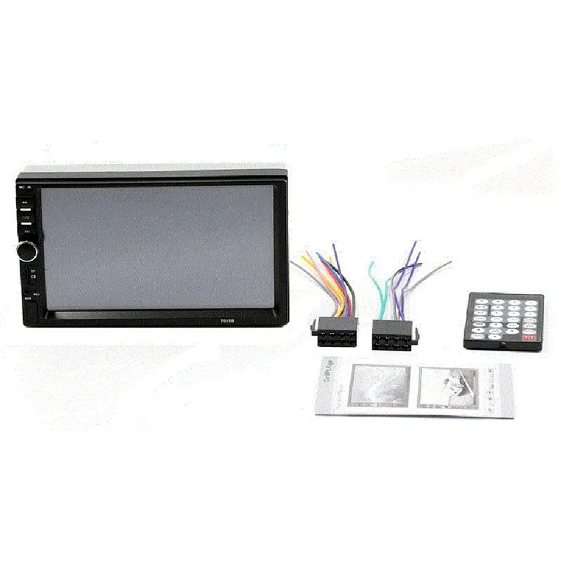 7 дюймовый автомобильный радиоприемник MP5 с HD сенсорным экраном LCD 7018B USB выход