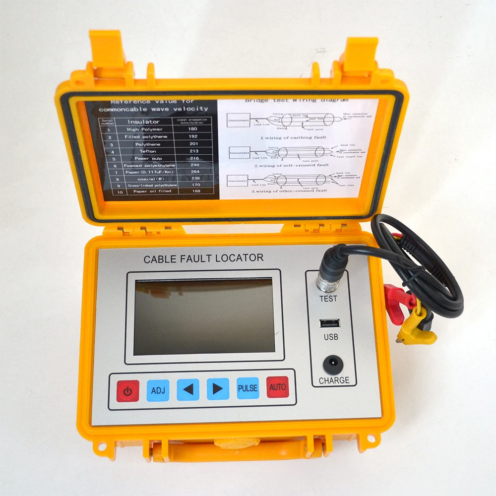 GY800 Интеллектуальный локатор ошибок кабеля портативный полевой инструмент