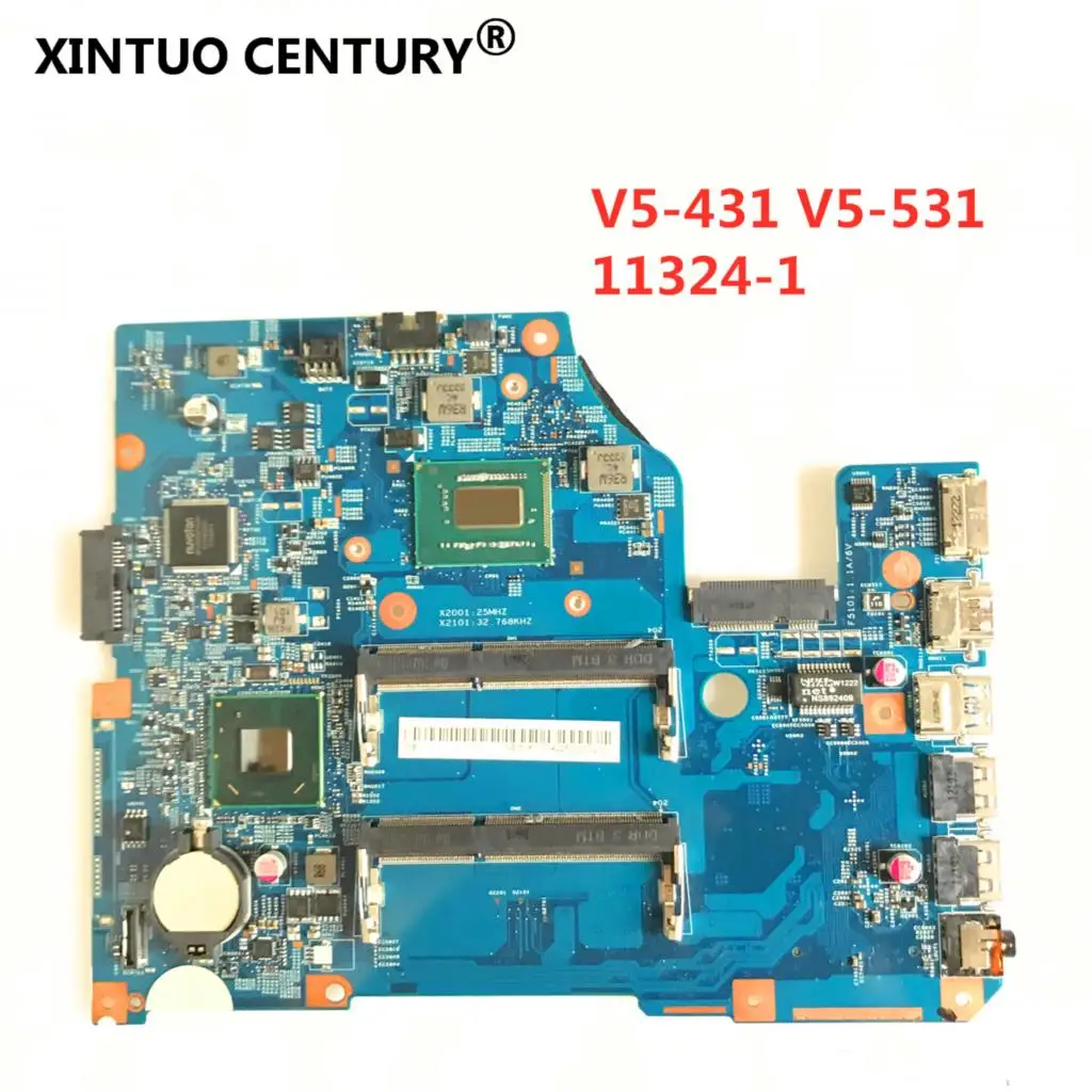 

11324-1 48.4VM02.011 материнская плата для ноутбука ACER V5-431 V5-531 V5-571 Ноутбук Материнская плата Intel Pentium Процессор HM70 DDR3 100% тесты работы