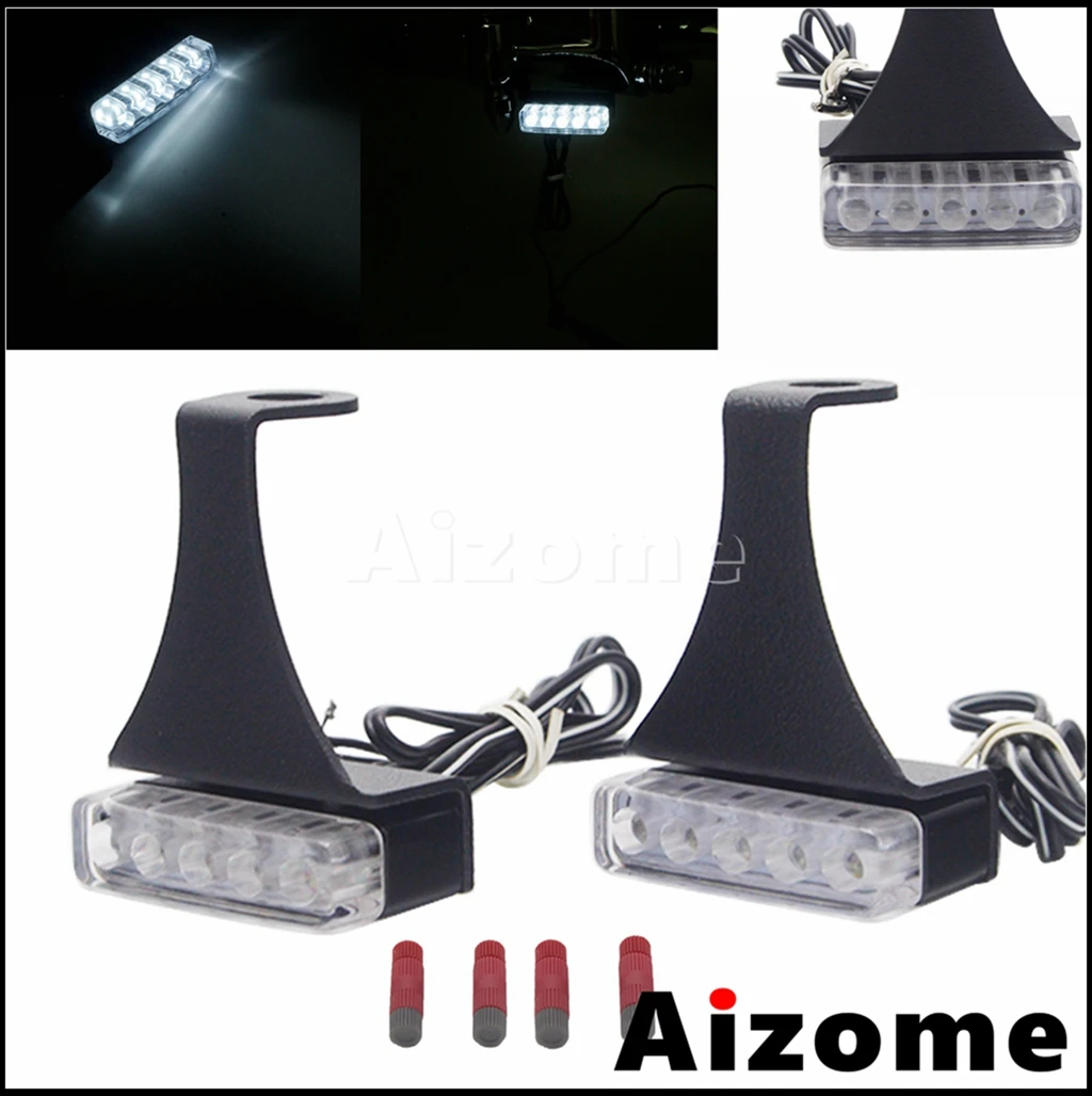 Миниатюрный светодиодный сигнал поворота для мотоцикла стоп Harley Yamaha Kawasaki Suzuki Cafe