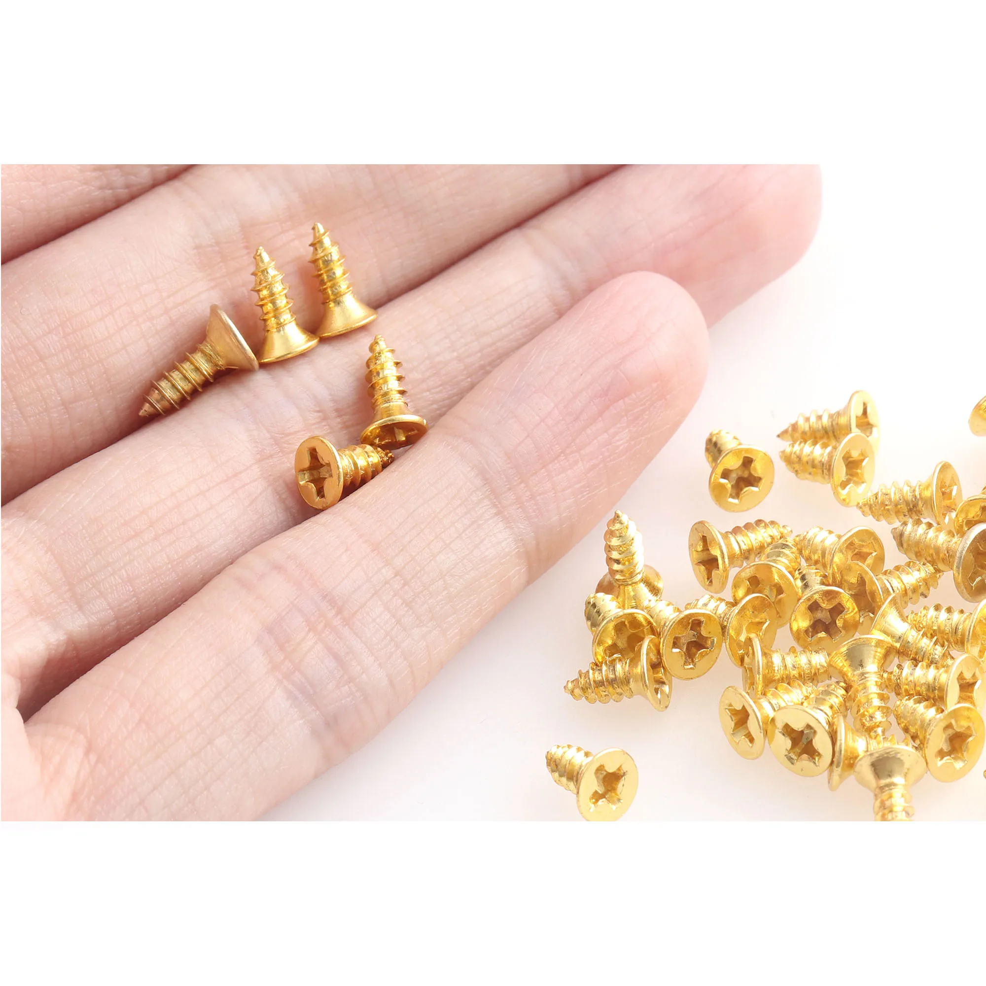 5*8 мм железная Золотая самонарезающая древесина высококачественный счетчик с