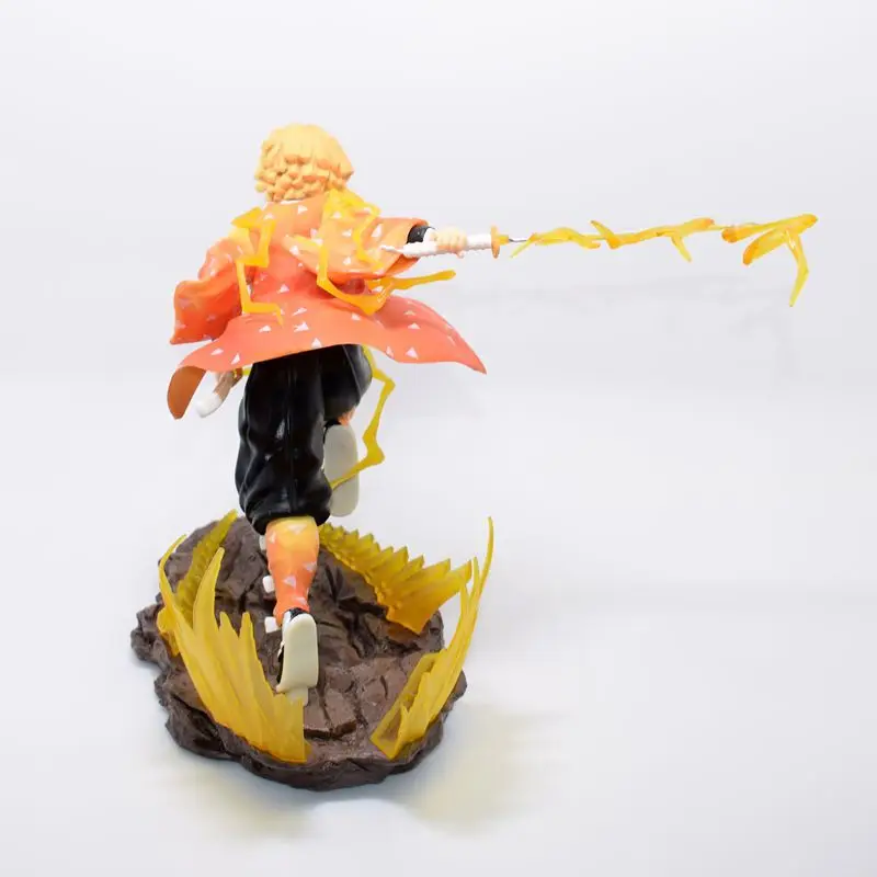 Фигурка героя Agatsuma Zenitsu японская милая Боевая ПВХ экшн фигурка игрушка украшение
