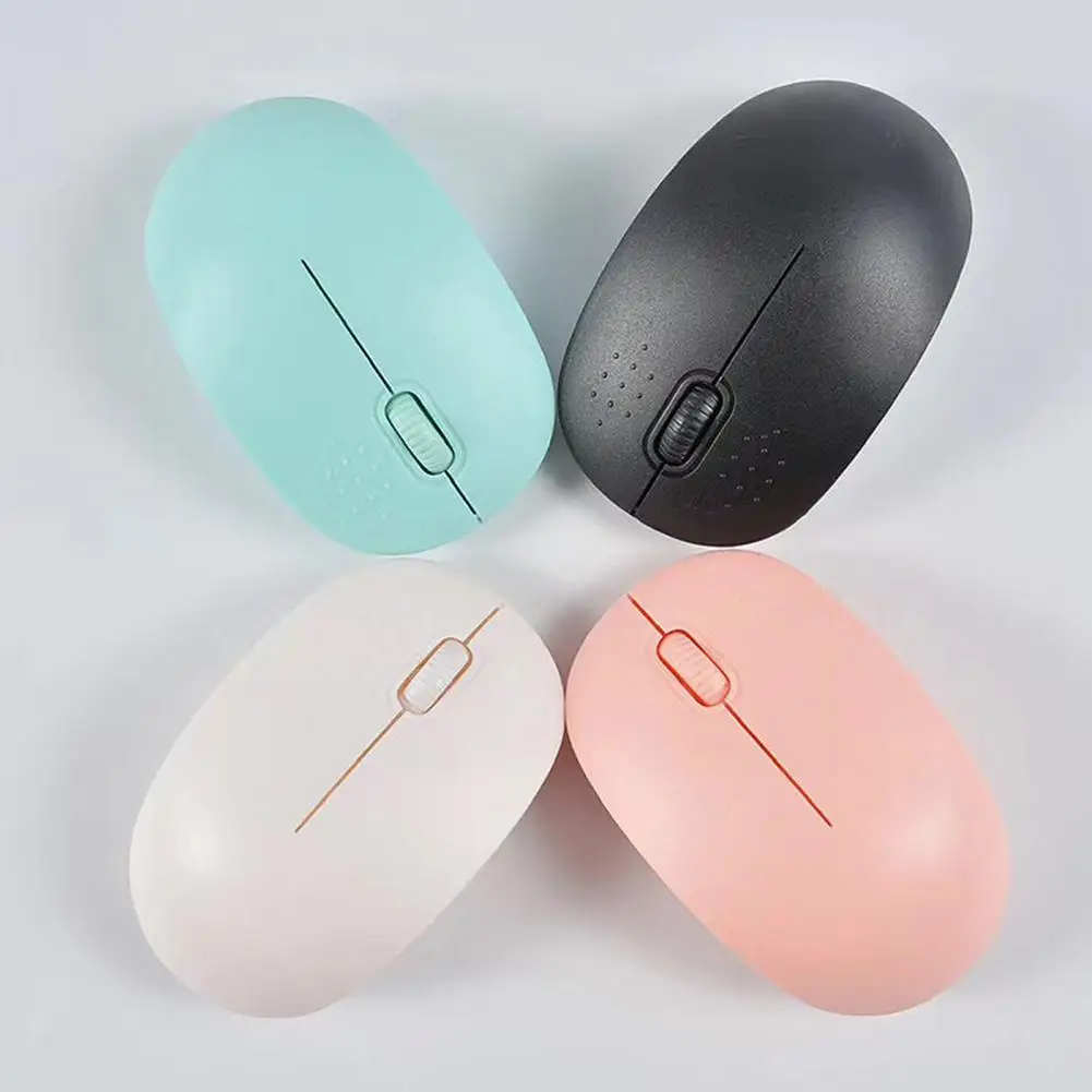 

Macaron Color Mini Portable 2.4GHz Wireless 1000DPI Mouse Ultra-Thin Game Optical Mouse Home Office Laptop Computer Accessory