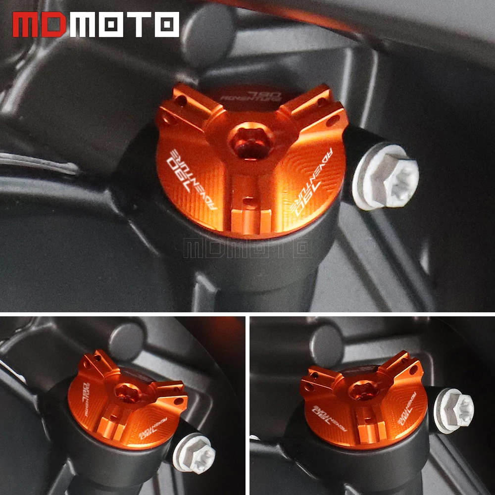 

MDMOTO Motorcycle CNC Engine Oil Cap Bolt Screw Filler Cover For KTM 790 ADVENTURE 790 ADV R/S 2018 2019 2020 Accessories