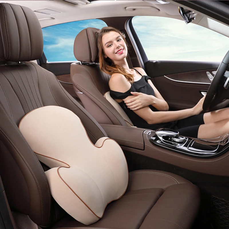 

Подушка для спины автомобильного сиденья с эффектом памяти, Maybach Design S Class, подушка для поддержки поясницы, подушка для автомобильного сидень...