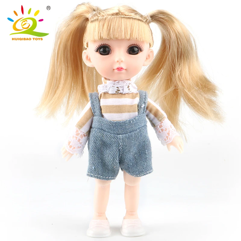Кукла HUIQIBAO 15 см 1/12 с одеждой 13 подвижных шарниров | Игрушки и хобби