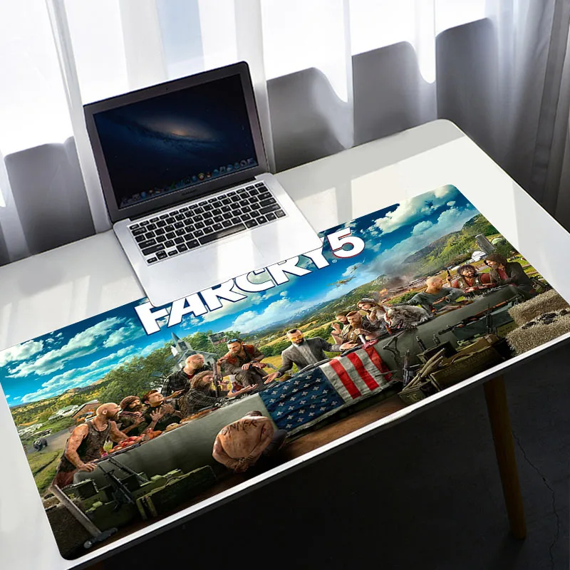 

Far Cry 5 Mousepad Gamer Desk Mouse Carpet Large Mouse Pad Anime Pc Gaming Accessories Varmilo Rug Mausepad Mice Keyboards