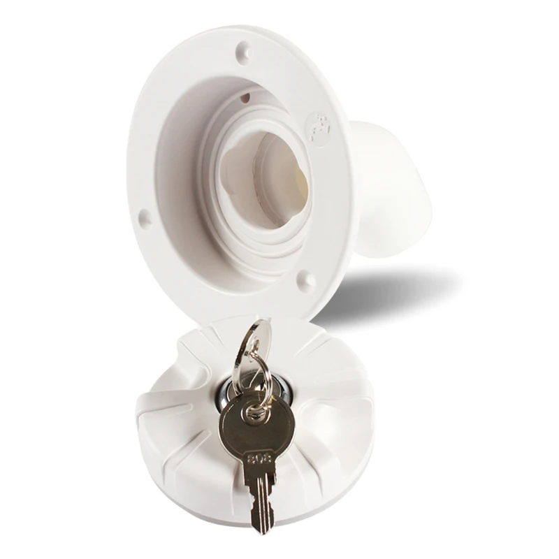 

Gravity Fresh Water Fill Hatch Inlet Filter with Key Lockable for RV Boat Camper