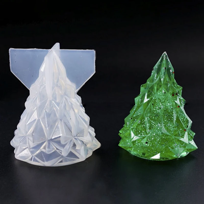 

3D Silicone Mold DIY Night Light Holder Shape Crystal Epoxy Resin Mold for Bedroom Decor Christmas Decor Supplies Gifts