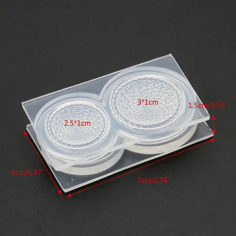 

1 комплект, круглые силиконовые формы для украшений из эпоксидной смолы