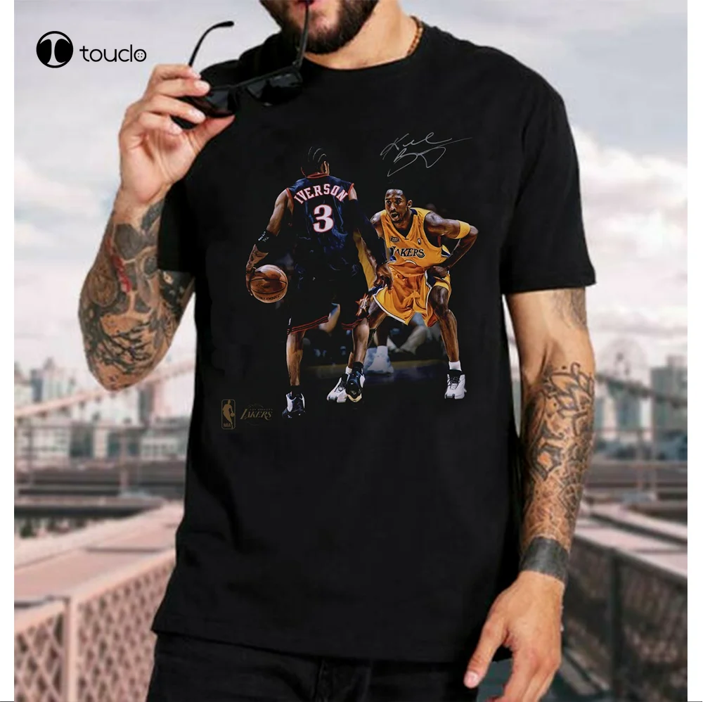

New Legends Of Basketball Black Mamba Vs Allen Iverson T-Shirt Size Xs-5Xl Tee Shirt Cotton T Shirt Custom Aldult Teen Unisex