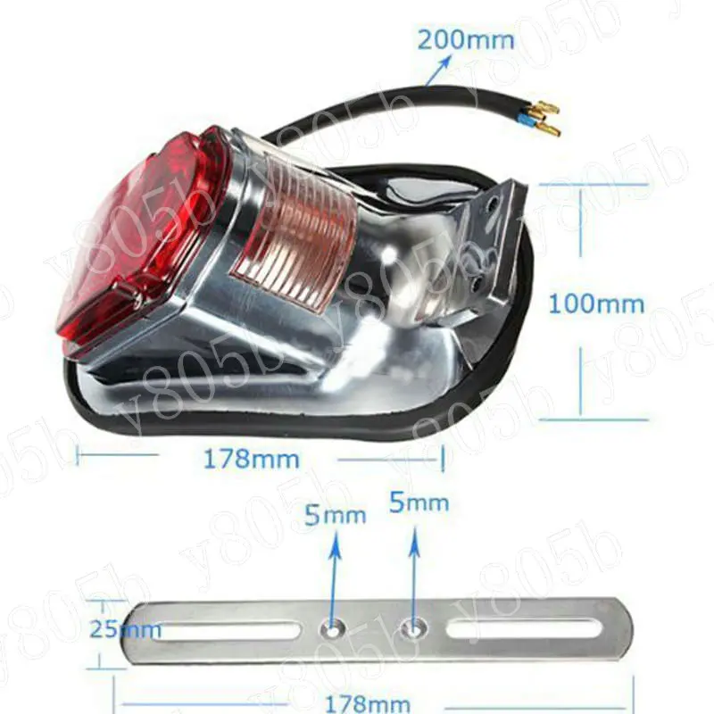 Задний фонарь для мотоцикла подсветка номерного знака Kawasaki Vulcan Classic VN 400 VN500 VN800 900