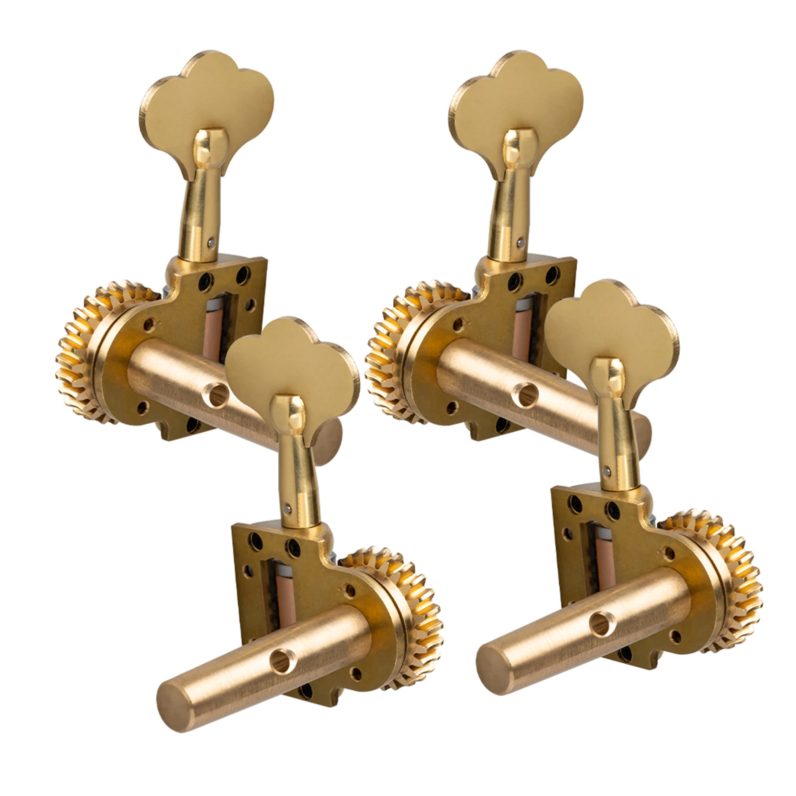 

4pcs German Style Double Bass Single Tuning Pegs Tuner Machine Heads 2 Left 2 Right for 4/4 3/4 Double Bass String accessories