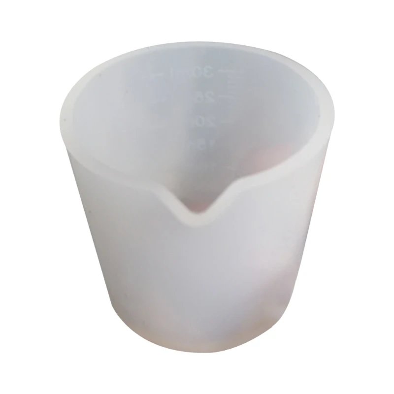 

10 Pcs 30ml Silicone Measuring Cups Handmade DIY Crystal Epoxy Jewelry Making Tools Glue Resin Mixed Measure Gadgets
