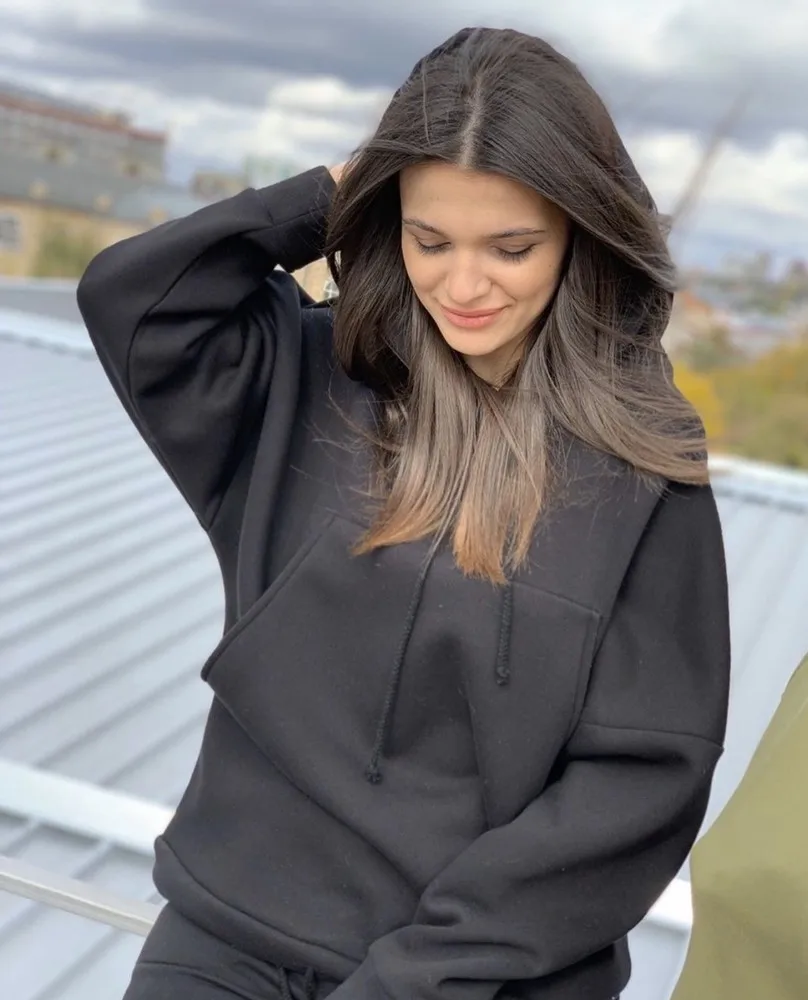 

Two Piece Set Sport Suit Female Sweatshirt Oversized Hoodie Outfits Pullover Casual Women's Tracksuit Winter Clothes Moda 2021