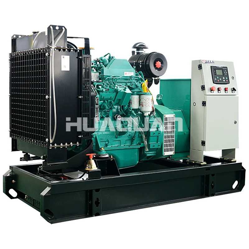 Pure Copper Brushless Open Type Diesel Generator 50kw China Supplier | Generators