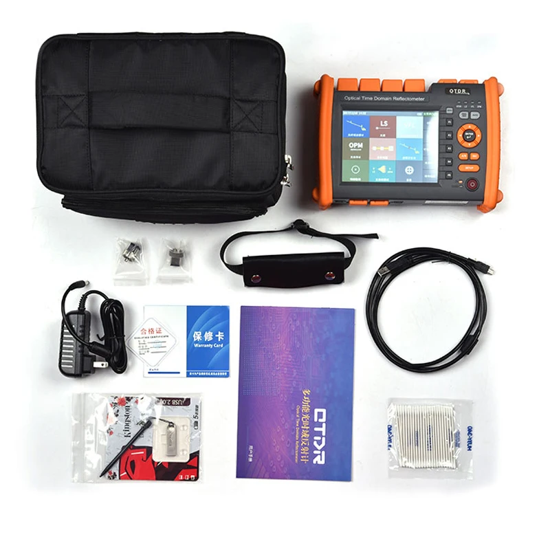 

NOVKER NK5600 OTDR 1310nm/1550nm 30/32DB 100km With VFL OPM Light Source Optical Time Domain Reflectometer US/EU Adapter