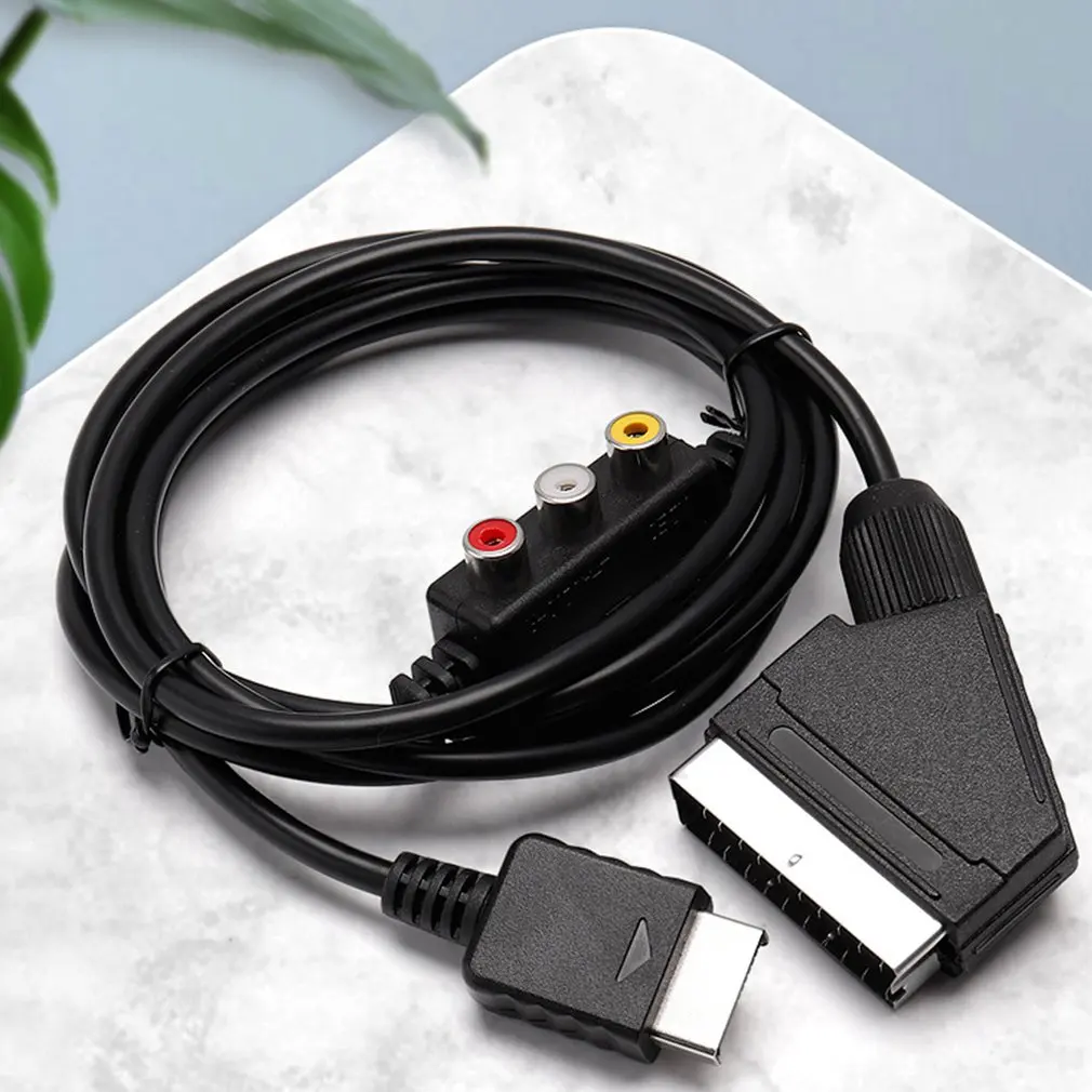 2 в 1 RGB SCART + AV RCA выходной кабель Шнур 8 метра для Sega Dreamcast HDMI-совместимая