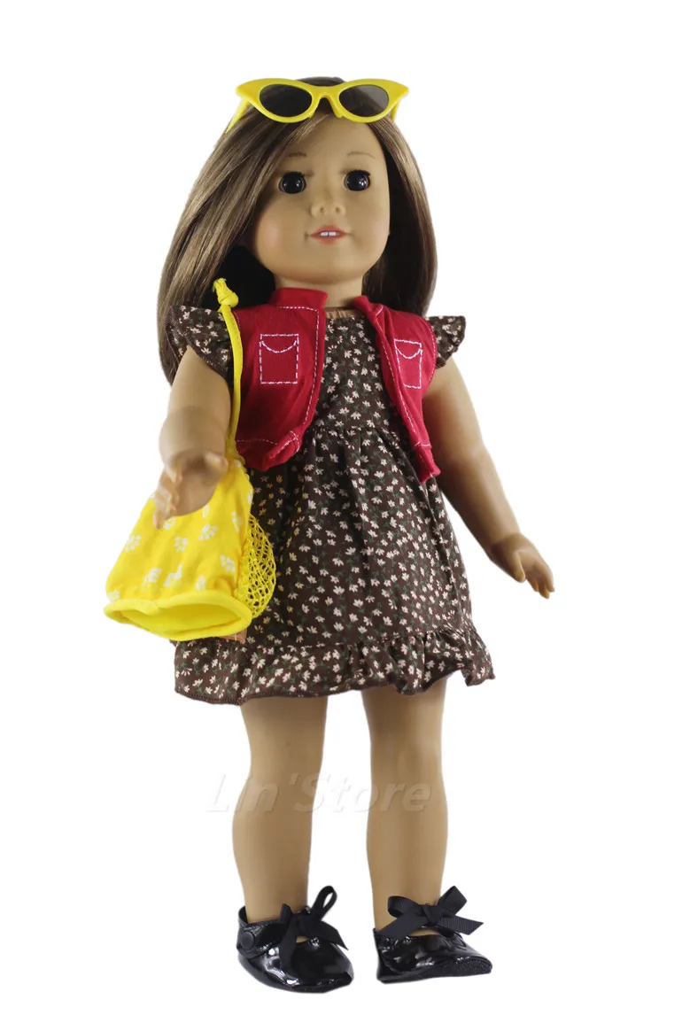 1 комплект Одежда для кукол наряд одежда 18 дюймов американская кукла много стилей