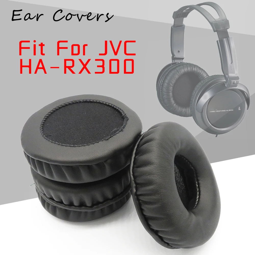 Ear Pads For JVC HA RX300 HA-RX300 Headphone Earpads Replacement Headset Ear Pad PU Leather Sponge Foam