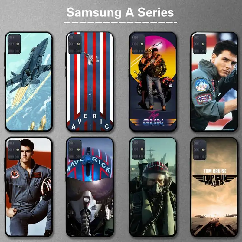 

Top Gun Maverick Tom Cruise Phone Case For Samsung A6 A7 A8 A10 A11 A20 A21 A30 A31 A40 A50 A70 A80 A91 Plus S E Cover
