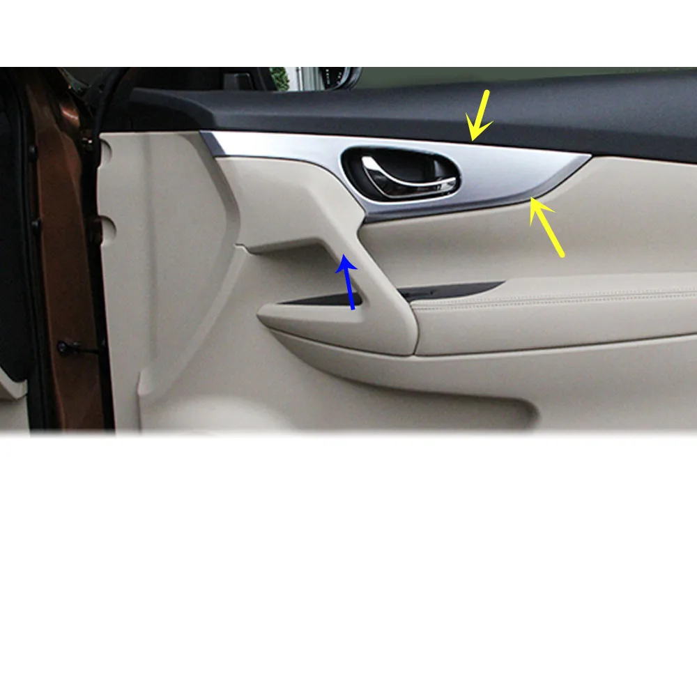 Автомобильная ручка обшивка подлокотник дверь Внутренняя встроенная чаша рамка