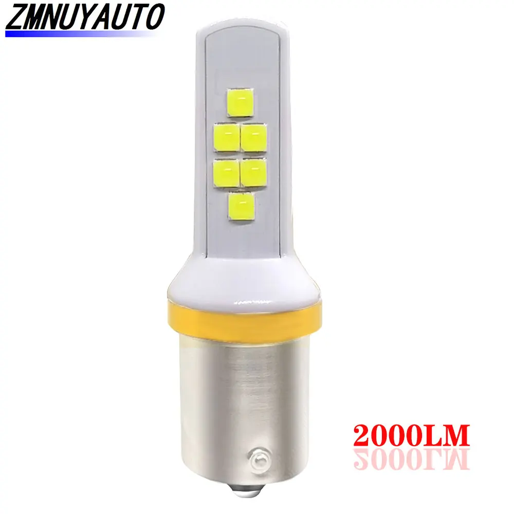 

1156 BA15S P21W светодиодные лампы для автомобиля супер яркие 12smd 3535 светодиодный 1157 BAY15D P21/5W светодиодные дневные ходовые огни 6000K 12V