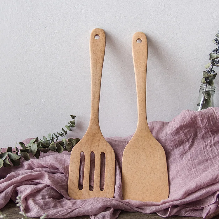 Деревянная лопата искусственная домашнее приготовление пищи с антипригарной