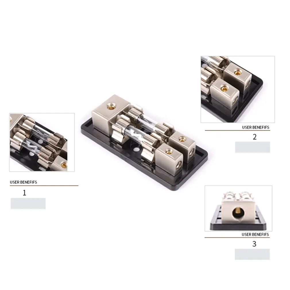 Автомобильный аудио мини двухсторонний держатель предохранителя AGU Держатель 60A