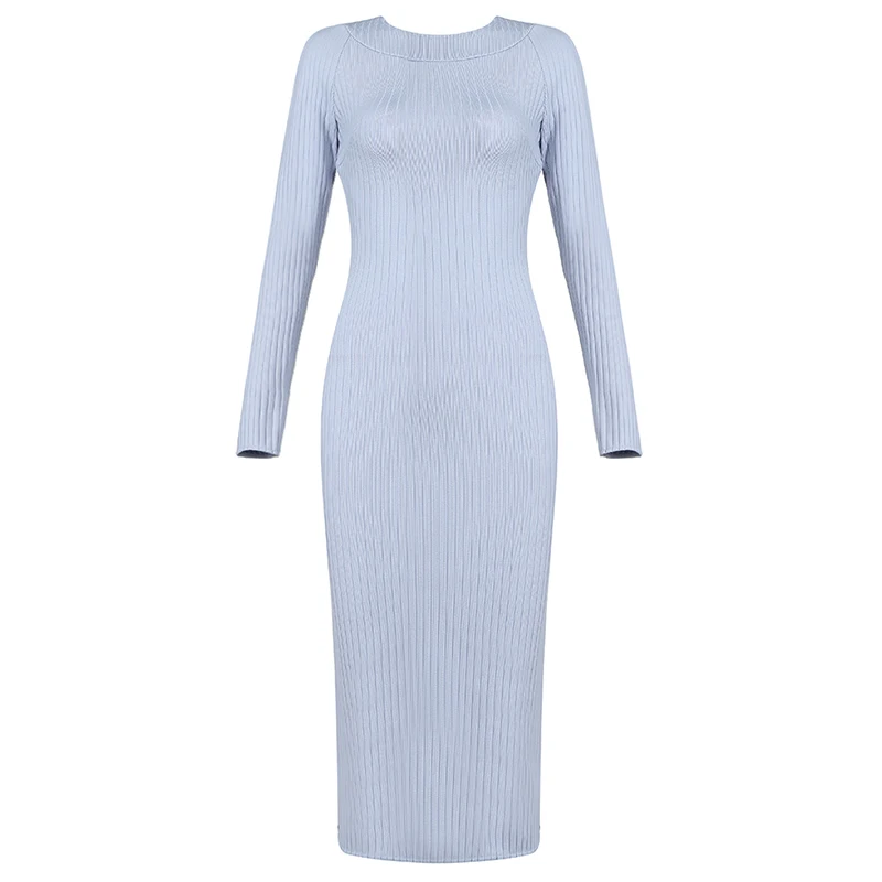 Женское облегающее платье миди INDRESSME двухстороннее Платье-футляр в полоску с