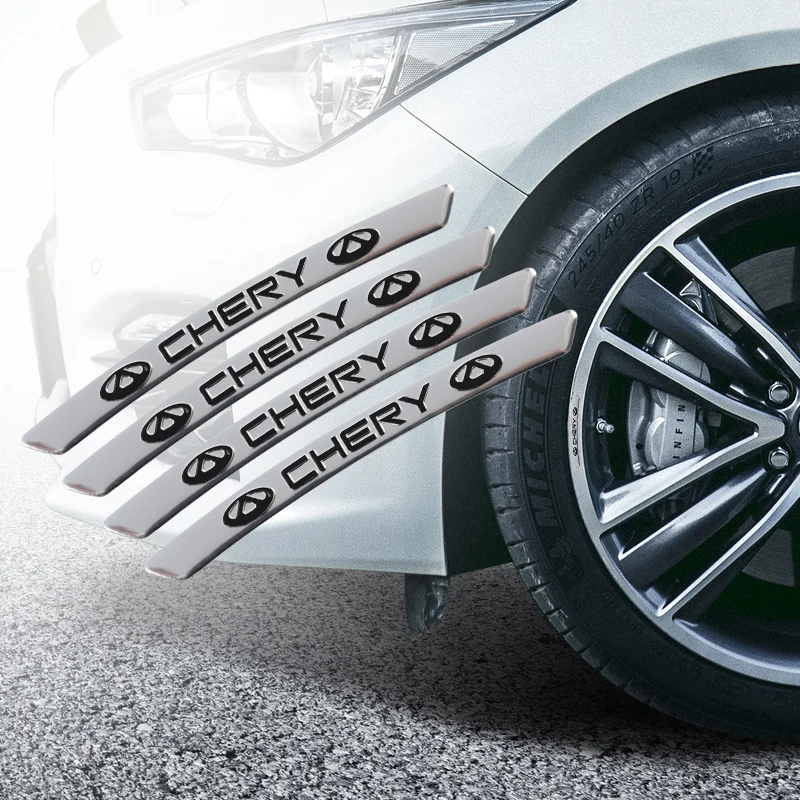 4X Aluminium Alloy Car Badge Wheel Stickers Auto Decoration Accessories For Chery Fulwin QQ Tiggo 7 3 5 T11 A1 A3 A5 Amulet - купить по