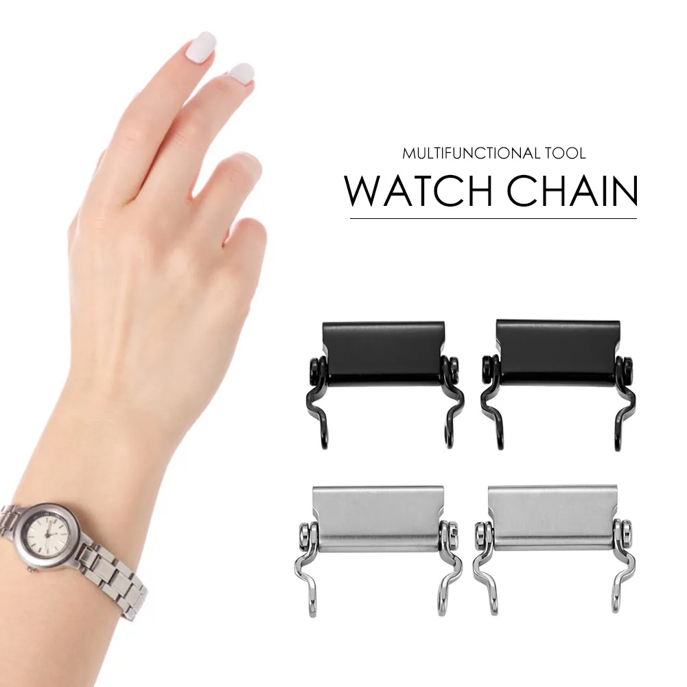 Практичный 2 шт. Часы пряжки для браслетов Сталь ремень болт звена Соединительный