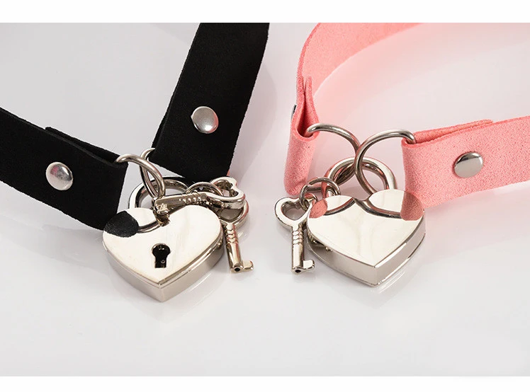 Сексуальное колье ручной работы из искусственной кожи в стиле панк-рок