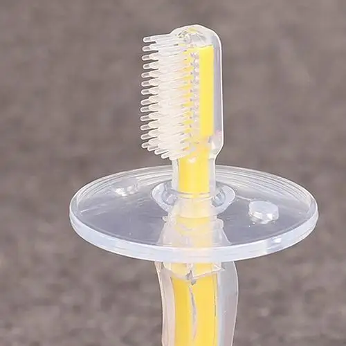 

New Safe Soft Bristle Kids Baby Teether Toothbrush Teeth Oral Care For Babies