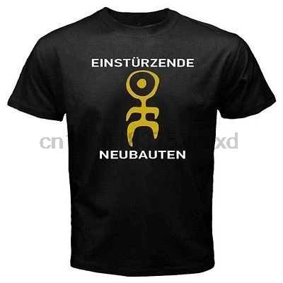 

New Einsturzende Neubauten Band Logo Men's Black T-Shirt