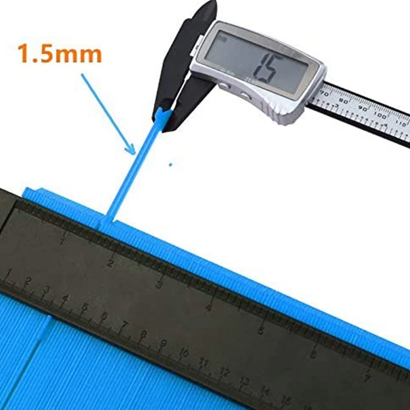 

Widen Contour Gauge with Lock, 10 Inch Profile Gauge Duplicator Contour Ruler, Irregular Shapes Measuring Tool